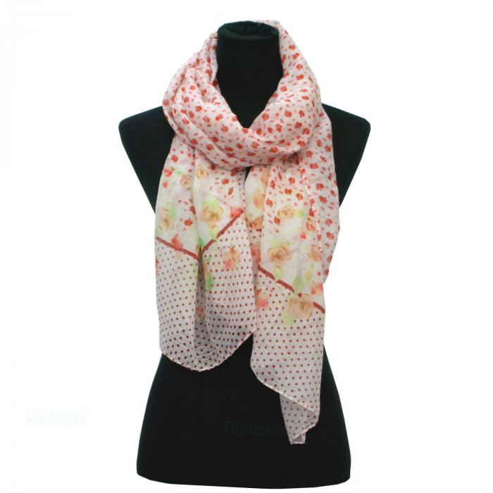  Scarf summer spring autumn scarf little roses blossoms
